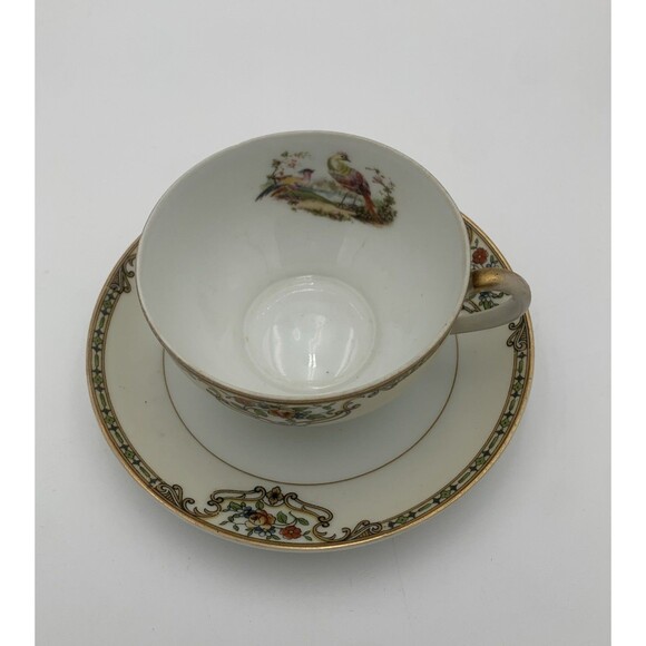 Antique Noritake chelsea 5 Tea Cup and Saucer Set Made in Japan - Picture 8 of 11